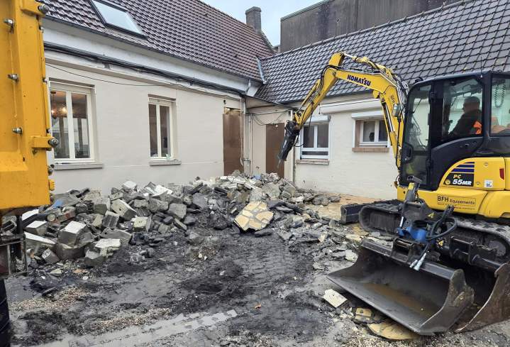Chantier démolition Roquetoire